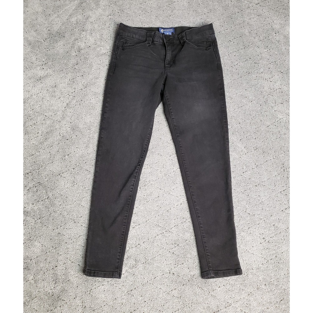 Democracy Jeans‎ Womens 8 Black Ab Solution Skinny Ankle Stretch Slimming Denim